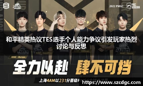 和平精英热议TES选手个人能力争议引发玩家热烈讨论与反思