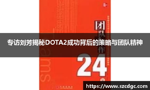 专访刘芳揭秘DOTA2成功背后的策略与团队精神